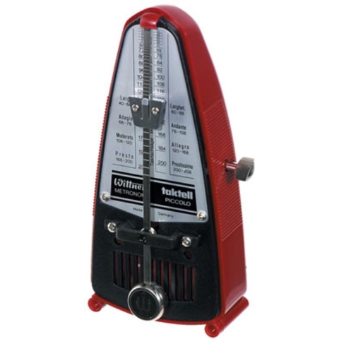 Wittner M 834 Taktell Piccolo rubinrood, Kunststofbehuizing - Accessoire voor keyboards