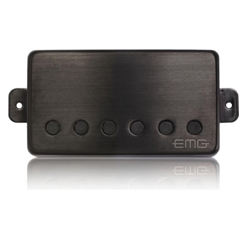 EMG 57-B Humbucker Brushed zwart Chrom - Humbucker pickup voor gitaren