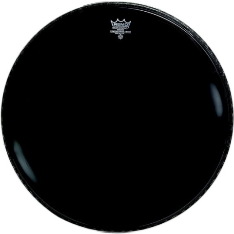 Remo P3-1020-ES - 20 Powerstroke 3, Ebony Bass + Dynamo Mal