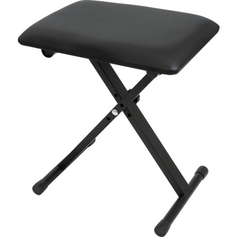 Keyboard Bank in hoogte verstelbaar I pianokruk inklapbaar I pianobank gewatteerd & onderhoudsvriendelijk I keyboard kruk piano stool I Keyboard Bench kunstlederen bekleding mat zwart