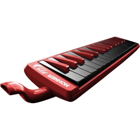 Melodica Hohner Student 32 Fire HOC9432174 met softcase