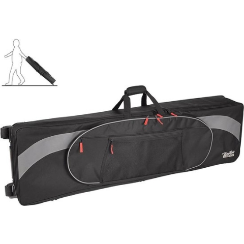 Gigbag voor Stage Piano Boston Super Packer Series SPT-135-BG zwart met wielen