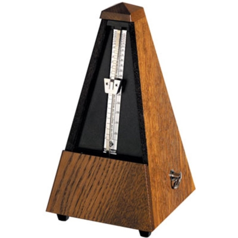 Wittner M 808 metronoom Pyramide eik bruin mat houtbehuizing - Accessoire voor keyboards