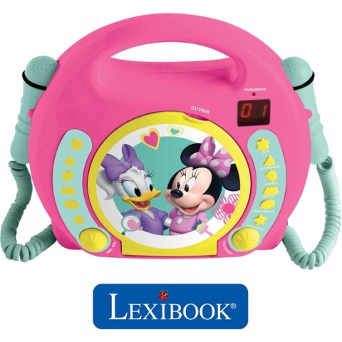 Lexibook Disney Minnie - CD player with microphones - Roze