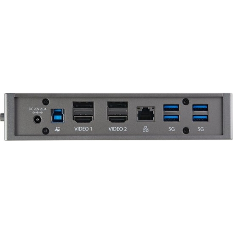 StarTech.com DK30A2DHUUE - Dockingstation - USB - 2 x HDMI, 2 x DP - GigE - 40 Watt - grijs
