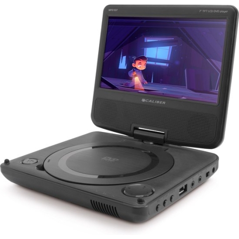 Caliber Draagbare DVD Speler Auto 7 Inch Scherm Incl Hoofdsteun Montagesysteem Enkel scherm (MPD107)
