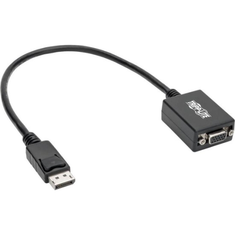 Tripp Lite P134-001-VGA video kabel adapter 0,31 m VGA (D-Sub) DisplayPort Zwart