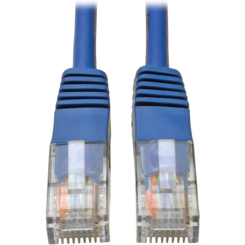 Tripp-Lite N002-075-BL Cat5e 350 MHz Molded UTP Patch Cable (RJ45 M/M), Blue, 75 ft. TrippLite