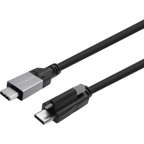 Vivolink PROUSBCMMS2, 2 m, USB C, USB C, USB 3.2 Gen 2 (3.1 Gen 2), 20000 Mbit/s, Zwart