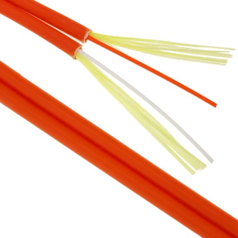 BeMatik - Vezeloptische spoel 62,5 / 125 multimode 3,0 mm duplex 500 m OM1