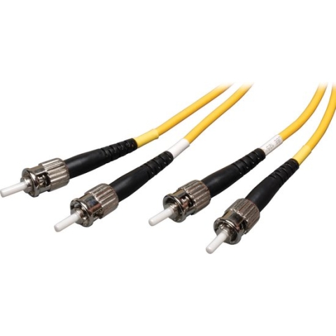 Tripp Lite Singlemode Fiber Optics 5-m (16-ft.) Duplex SMF 8.3/125 Patch Cable, ST/ST