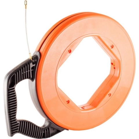 Kabeltrekker met afrolmechanisme en bevestigingsoog - 30 meter