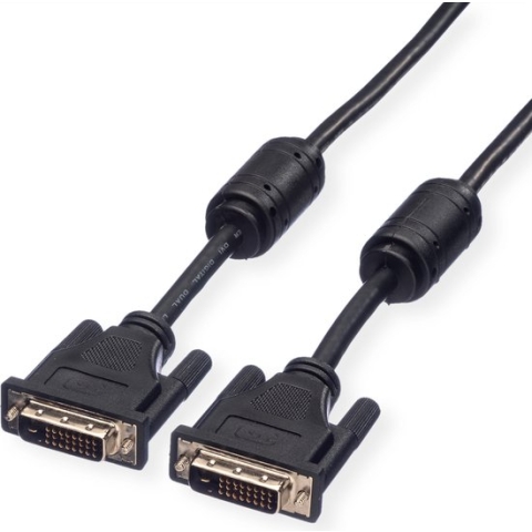 ROLINE Monitorkabel DVI, M/M, (24+1) dual link, 20 m