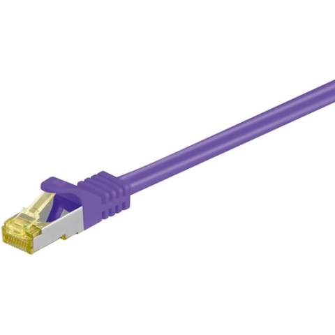 S/FTP CAT7 10 Gigabit netwerkkabel / paars - LSZH - 50 meter