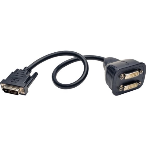 Tripp Lite P564-001 DVI kabel 0,31 m DVI-D 2 x DVI-D Zwart
