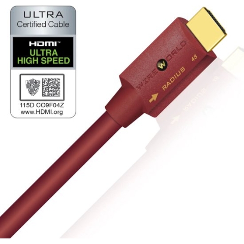 Wireworld Radius 48 high-performance 8K HDMI-kabel (3 meter)