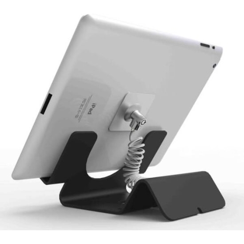 Maclocks CL12UTHBB, Universele Tablethouder met slot, incl. 1,8 m vergrendelingsdraad, zwart