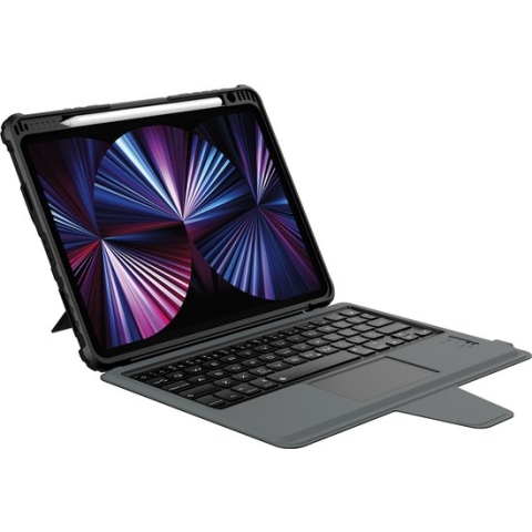 Tablet toetsenbord hoes geschikt voor Apple iPad Air 10.9 (2020 / 2022 ) - QWERTY keyboard case - Zwart