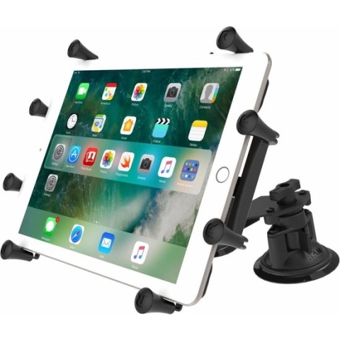 X-Grip 10 inch Tablet Houder Dual Articulating zuignap