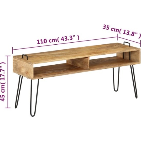 vidaXL-Tv-meubel-110x35x45-cm-massief-mangohout