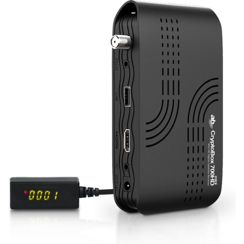 AB CryptoBox 700HD mini Full HD 1080p H.265 HEVC ontvanger