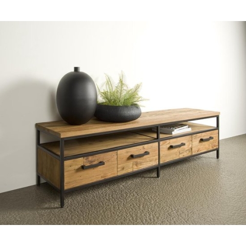 Tower Living tv meubel Livorno 180x40x45 cm teak