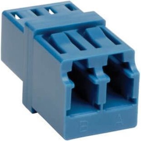 Tripp-Lite N455-000-WH-KJ Duplex Multimode Fiber Coupler, Keystone Jack - LC to LC, White TrippLite