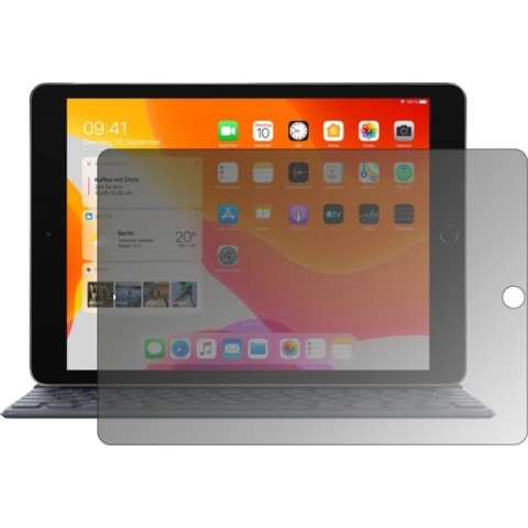 dipos I Privacy-Beschermfolie mat compatibel met Apple iPad 10.2 inch (2020) Privacy-Folie screen-protector Privacy-Filter