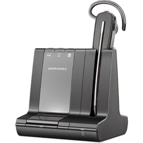 Plantronics DECTSavi 8240-M Telefoonheadset Bluetooth Draadloos In Ear Zwart