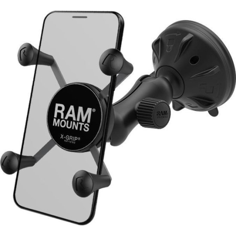 RAM Mount X-Grip smartphone zuignap set compacte zuignap