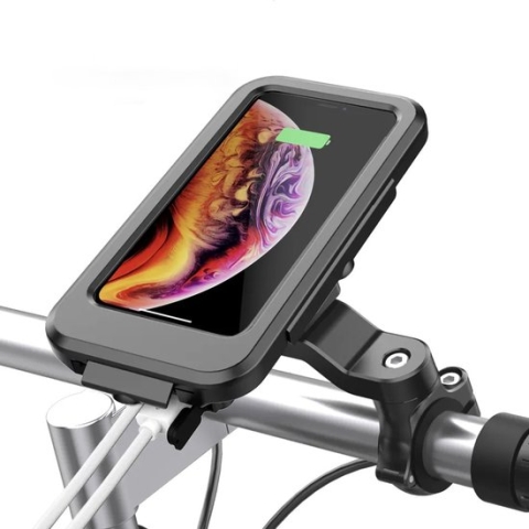 Lightyourbike ® VOLT - Telefoonhouder Fiets & 5.000 mAh Powerbank – Waterdicht