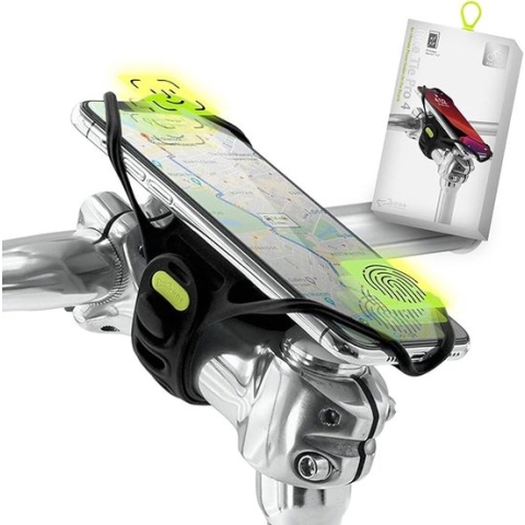 Pro 4 (4e Gen) Fiets Telefoonhouder voor STUURPEN-montage 4.7” - 7.2”-scherm smartphones, ultralichte fietstelefoonhouder, Ontworpen voor weg-, race- en toerfietsen