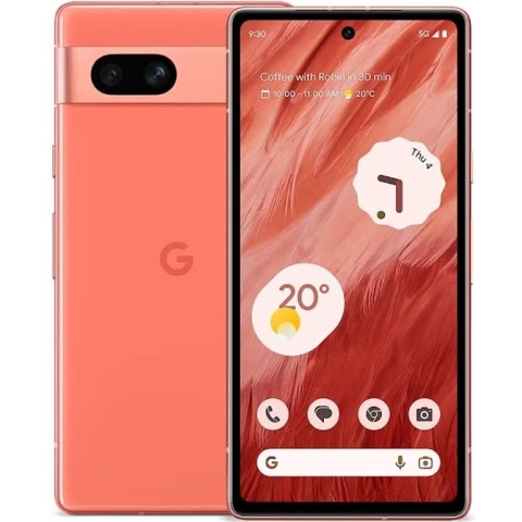 Google Pixel 7a - Smartphone - 128GB - coral - Dual Sim