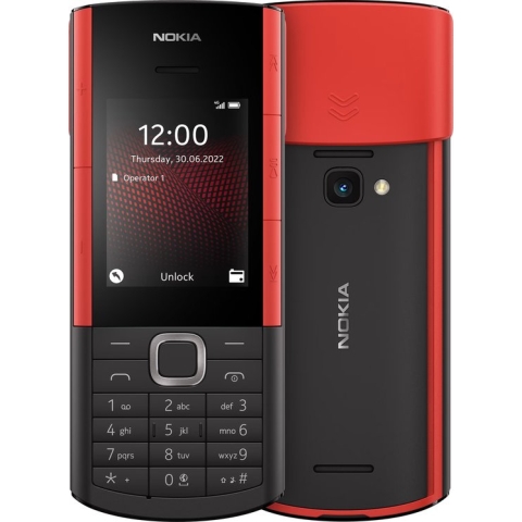 Nokia 5710 XA, Rechthoek, Dual SIM, 6,1 cm (2.4"), 0,3 MP, 1500 mAh, Zwart