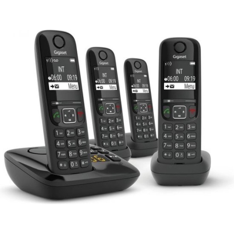 Gigaset AS690A - Quattro DECT telefoon met antwoordapparaat