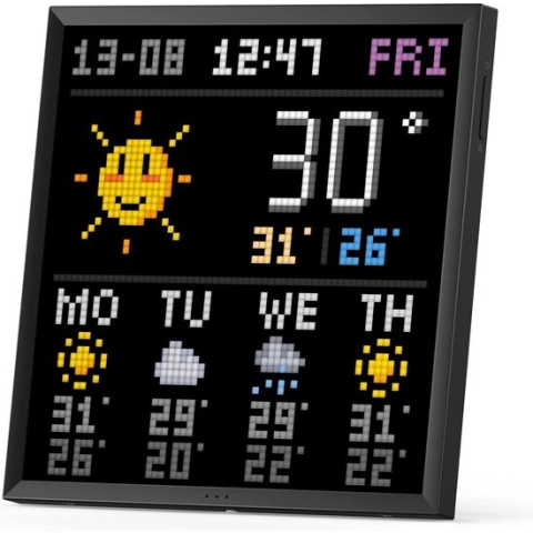 Divoom Pixoo 64 Digitale Fotolijst 64 * 64 Pixel Art LED Photo Board