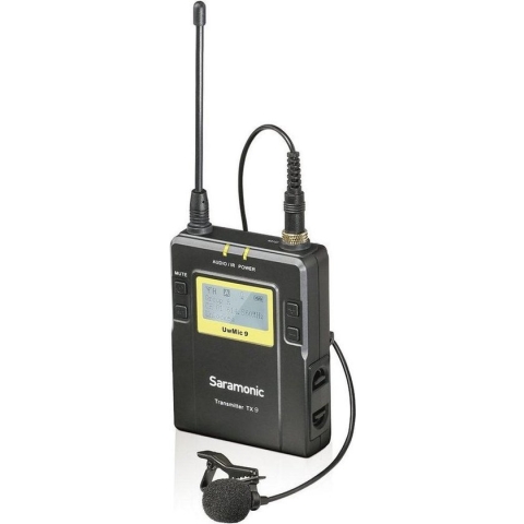 Saramonic UwMic9 TX9 draadloze Lavalier Microfoon Zender en microfoon, UHF voor Uwmic9 systeem