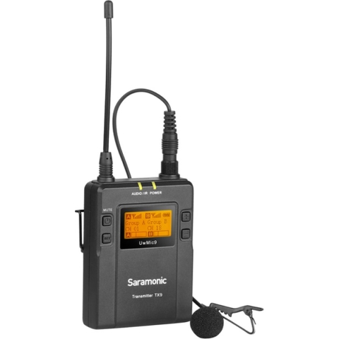 Saramonic UwMic9 TX9 UHF draadloze zender/transmitter met lavalier microfoon