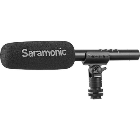 Saramonic SR-TM1 XLR Shotgun Microfoon voor op een camera of boompole/statief