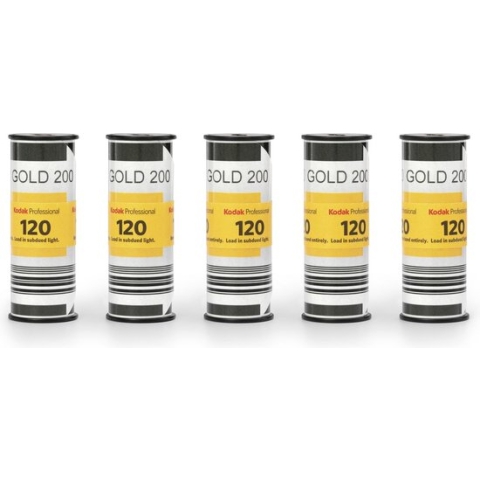 Kodak Professional Gold 200 - 120 film (rolfilm) - 5-pak