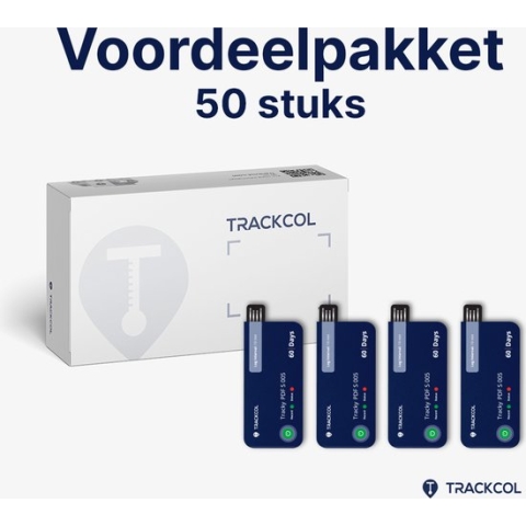 50 stuks (voordeelpakket) | Tracky PDF S 005 single-use temperatuur transport datalogger (60 dagen batterij, 10min interval) - Temperatuur recorder / tracker