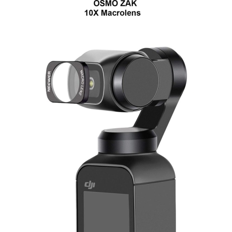 Neewer® - Magnetische ND/PL Filter Kit Geschikt voor DJI Osmo Pocket 2 / Osmo Pocket 1 Camera-4 Pack - ND8 / PL, ND16 / PL ND32 / PL ND64 / PL Filter - Optisch glas en luchtvaart Aluminium frame (zwart)