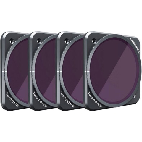 Freewell Bright Day actioncam ND filters set (4 stuks) | ND8/PL, ND16/PL, ND32/PL, ND64/PL | FW-OA2-BRG - geschikt voor DJI ACTION 2