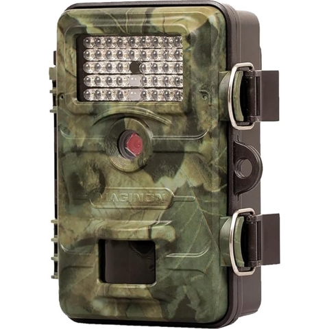Maginon Wildlifecamera WK 4 HD WiFi, 4MP 1080P met infrarood nachtzicht tot 20 m, IP54 spatwaterdicht, voor buiten, in de natuur, tuin, huisbewaking, wifi beeldoverdracht