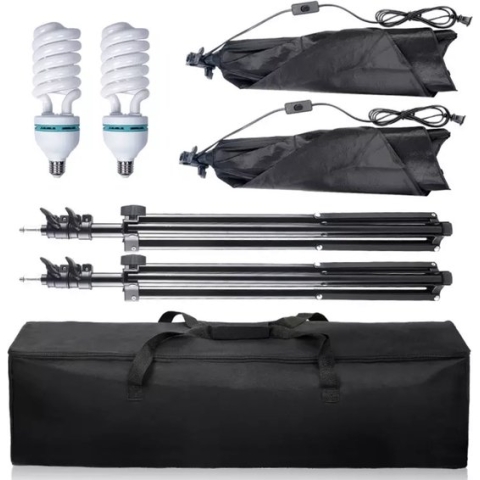 HiCHiCO® Softbox Studiolampen RGB ( Wit-Warm-Multicolor)– Studioflitser continu fotostudio-apparatuur - Softboxen Fotografie Foto Studio Verlichting Kit,,,,, 1SET/2PCS