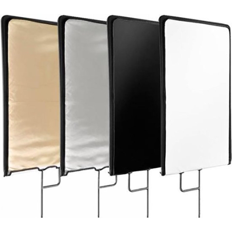 Bresser Reflectiescherm - 4-in 1 Flag Panel - 75x90cm - Opvouwbaar