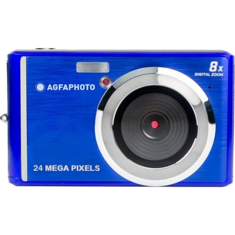 AGFA PHOTO Realishot DC5500 - Appareil Photo Numérique Compact, 24 MP, 2.4’’ LCD, Zoom Digital 8x, Batterie Lithium - Bleu