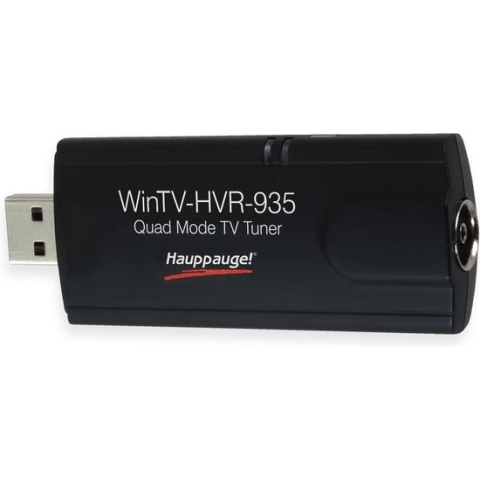 TV-stick Hauppauge WinTV-HVR-935HD Opnamefunctie, Met DVB-T antenne, Met afstandsbediening Aantal tuners: 1