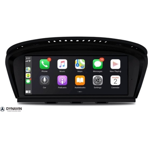 Dynavin BMW E60 5 serie navigatie carkit android 12 met carplay en android auto
