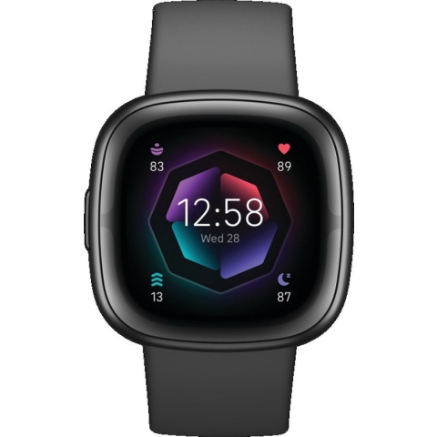 Fitbit Sense 2 - Smartwatch heren en dames - Zwart